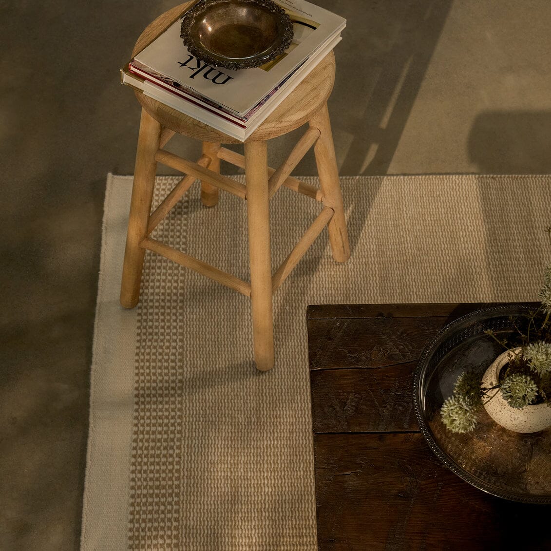Linear Wool Rug - Image 8